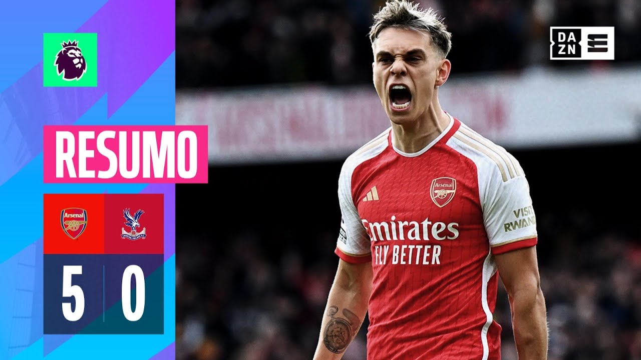 Resumo | Arsenal 5-0 Crystal Palace | Premier League 23/24