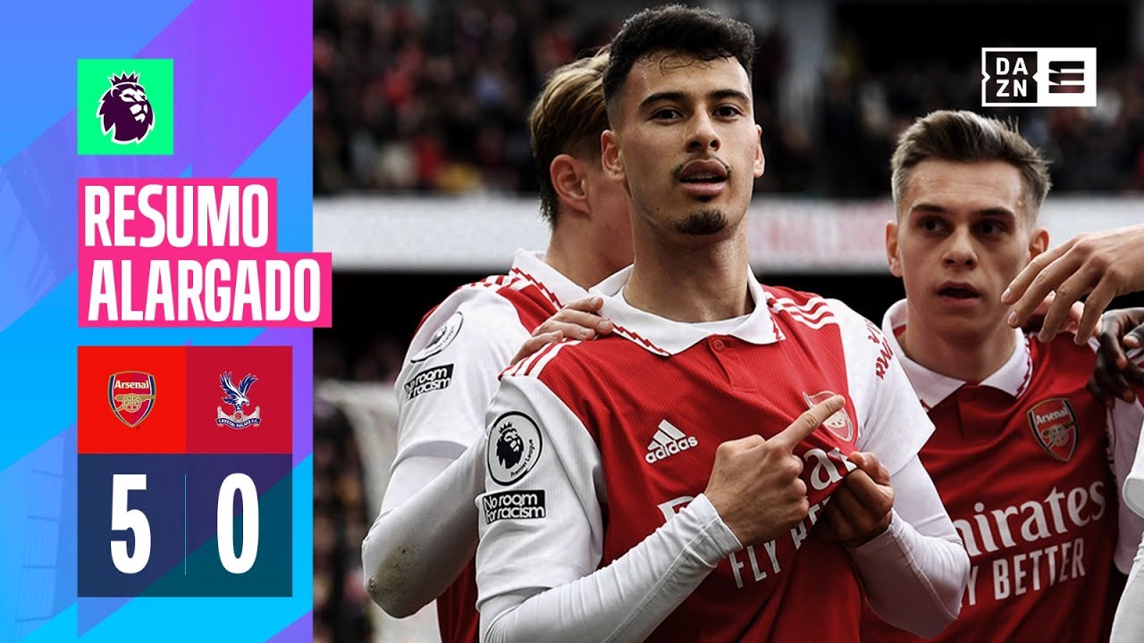 Resumo alargado | Arsenal 5-0 Crystal Palace | Premier League 23/24