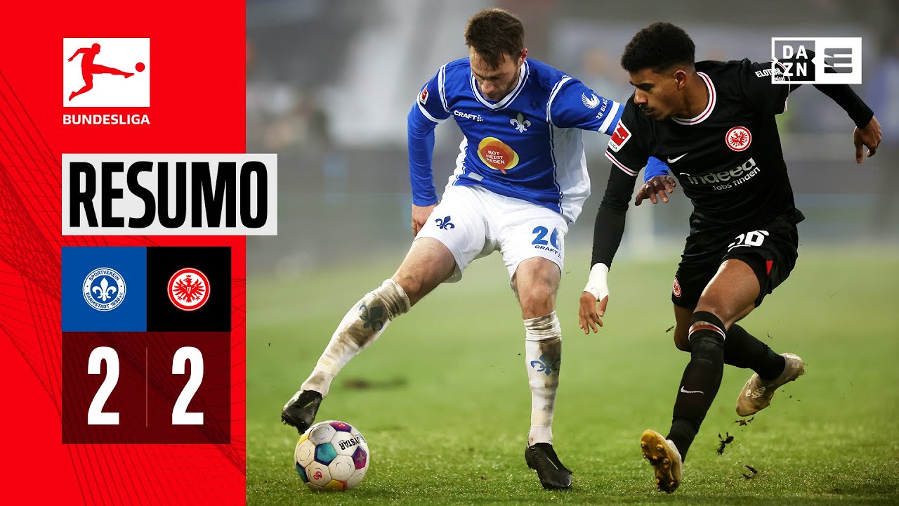 Resumo | Darmstadt 2-2 Eintracht Frankfurt | Bundesliga 23/24