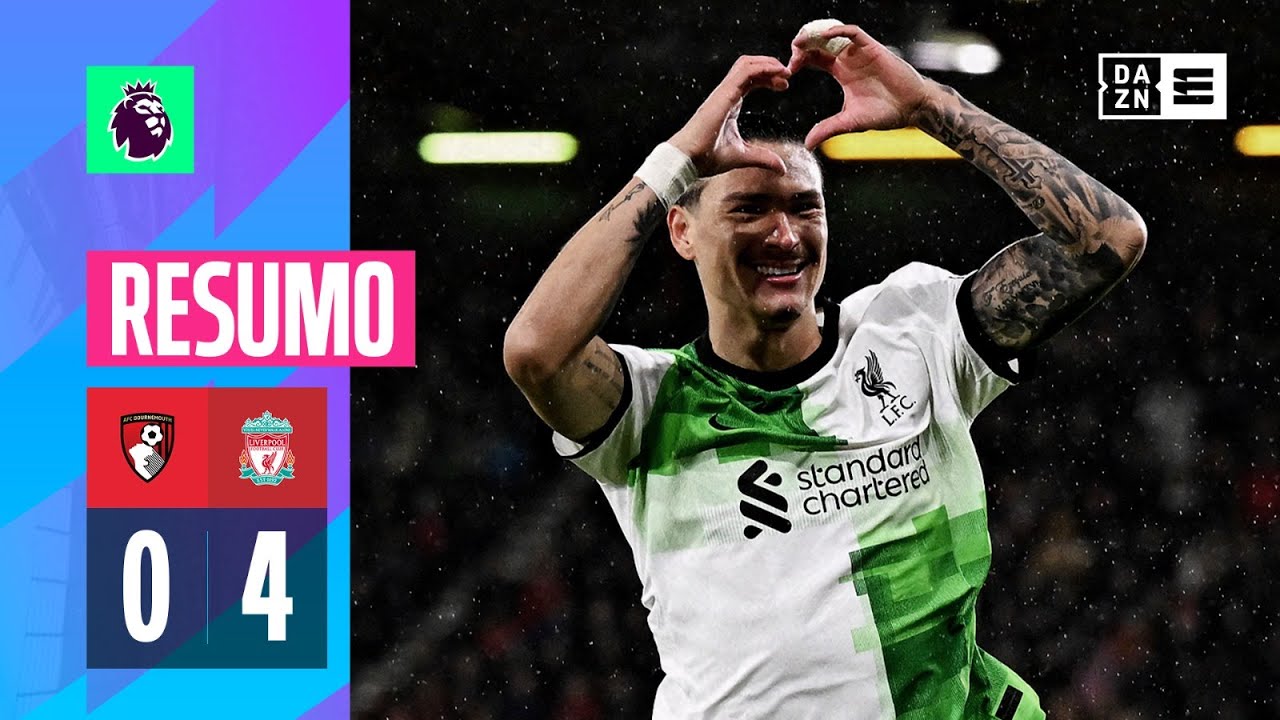 Resumo | Bournemouth 0-4 Liverpool | Premier League 23/24