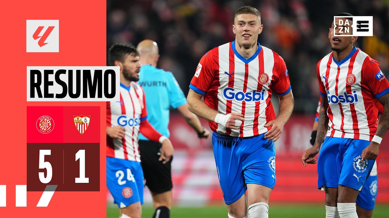 Resumo | Girona 5-1 Sevilla | LaLiga 23/24
