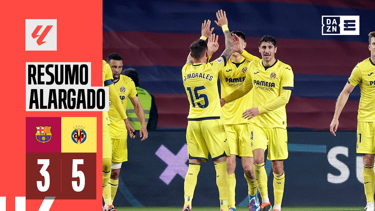 Resumo alargado | Barcelona 3-5 Villarreal | LaLiga 23/24
