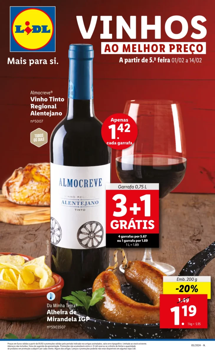 Antevis&atilde;o Folheto LiDL Promo&ccedil;&otilde;es (1 a 7 fevereiro)