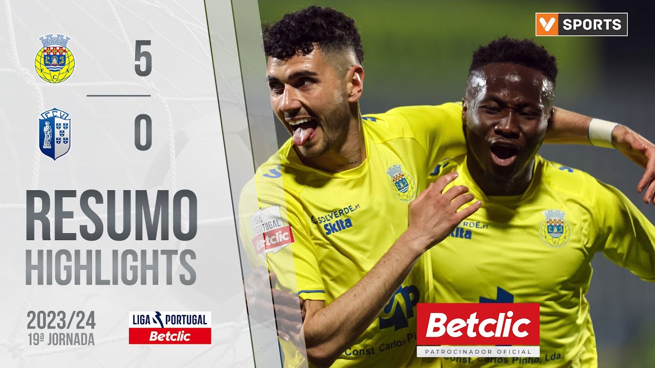 Resumo: Arouca 5-0 Vizela (Liga 23/24 #19)
