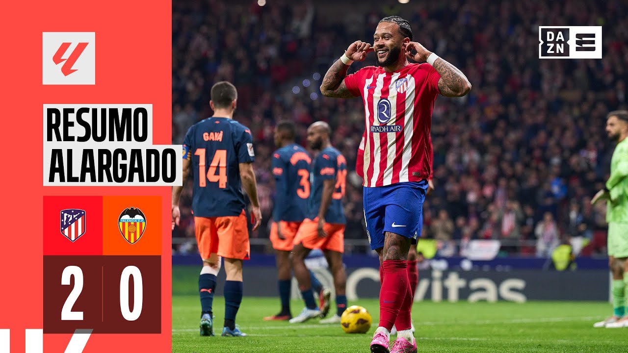 Resumo alargado | Atletico Madrid 2-0 Valencia | LaLiga 23/24