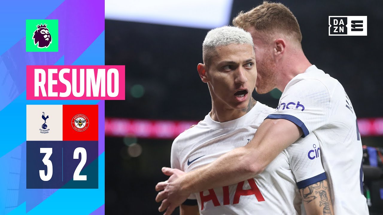 Resumo | Tottenham 3-2 Brentford | Premier League 23/24