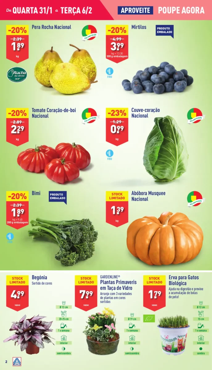 Antevis&atilde;o Folheto ALDI (31 janeiro a 6 fevereiro)