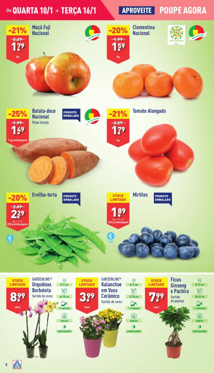 Antevis&atilde;o Folheto ALDI (10 a 16 janeiro)