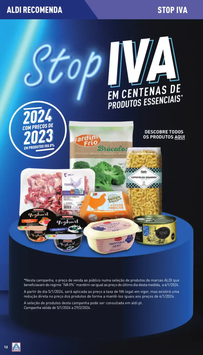 Antevis&atilde;o Folheto ALDI (24 a 30 janeiro)