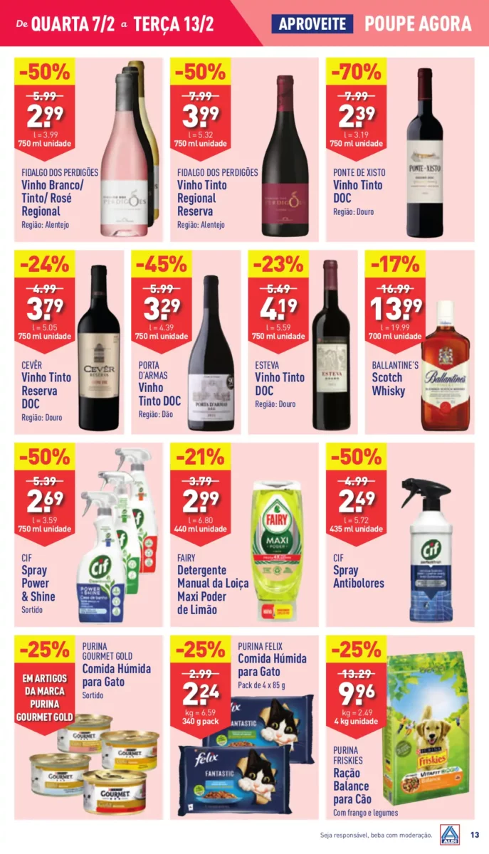 Antevis&atilde;o Folheto ALDI (7 a 13 fevereiro)