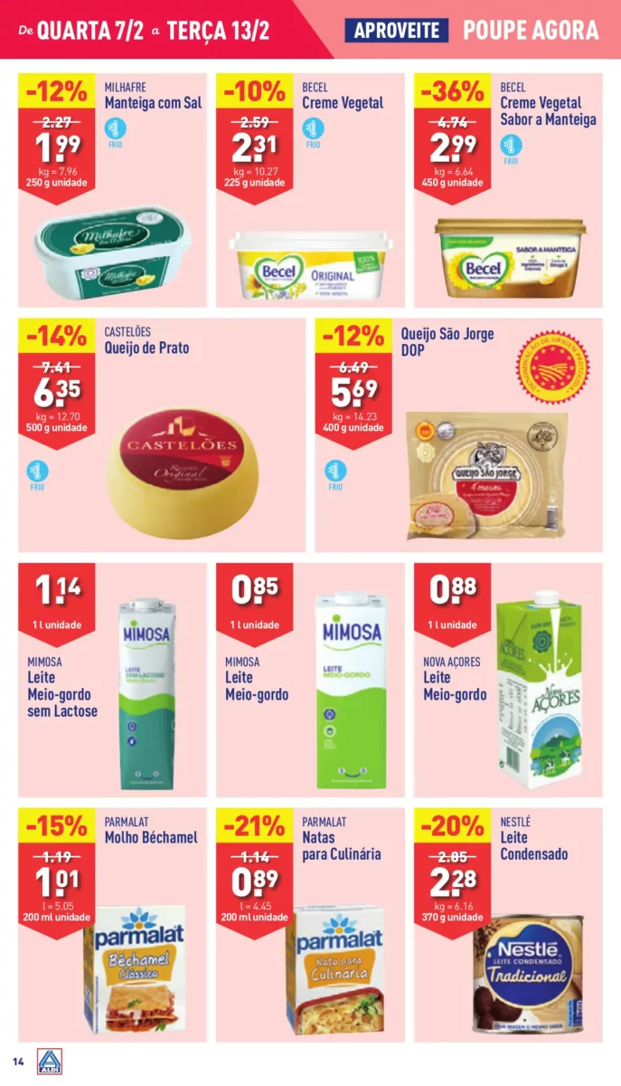 Antevis&atilde;o Folheto ALDI (7 a 13 fevereiro)