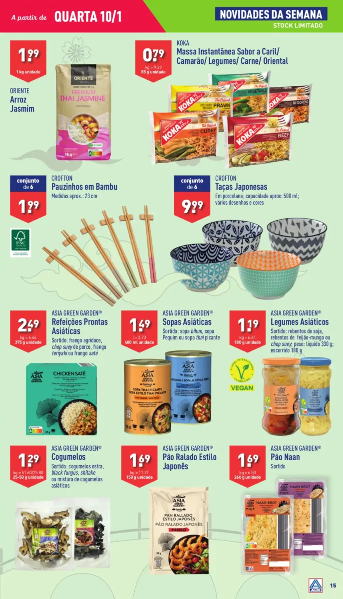 Antevis&atilde;o Folheto ALDI (10 a 16 janeiro)