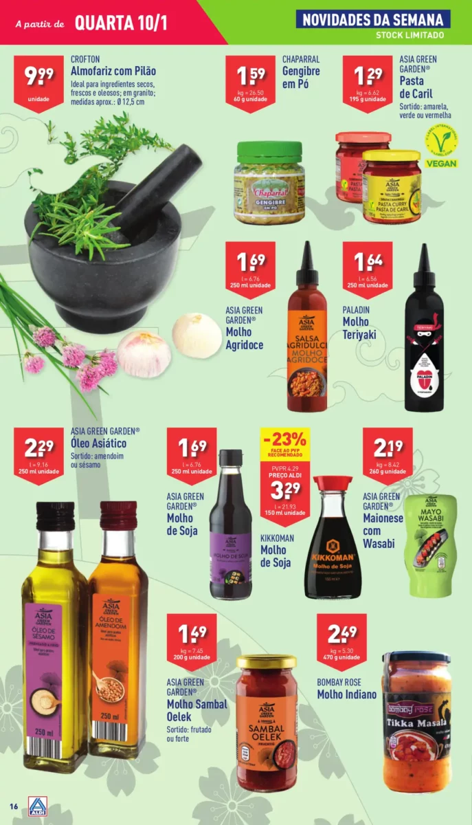 Antevis&atilde;o Folheto ALDI (10 a 16 janeiro)