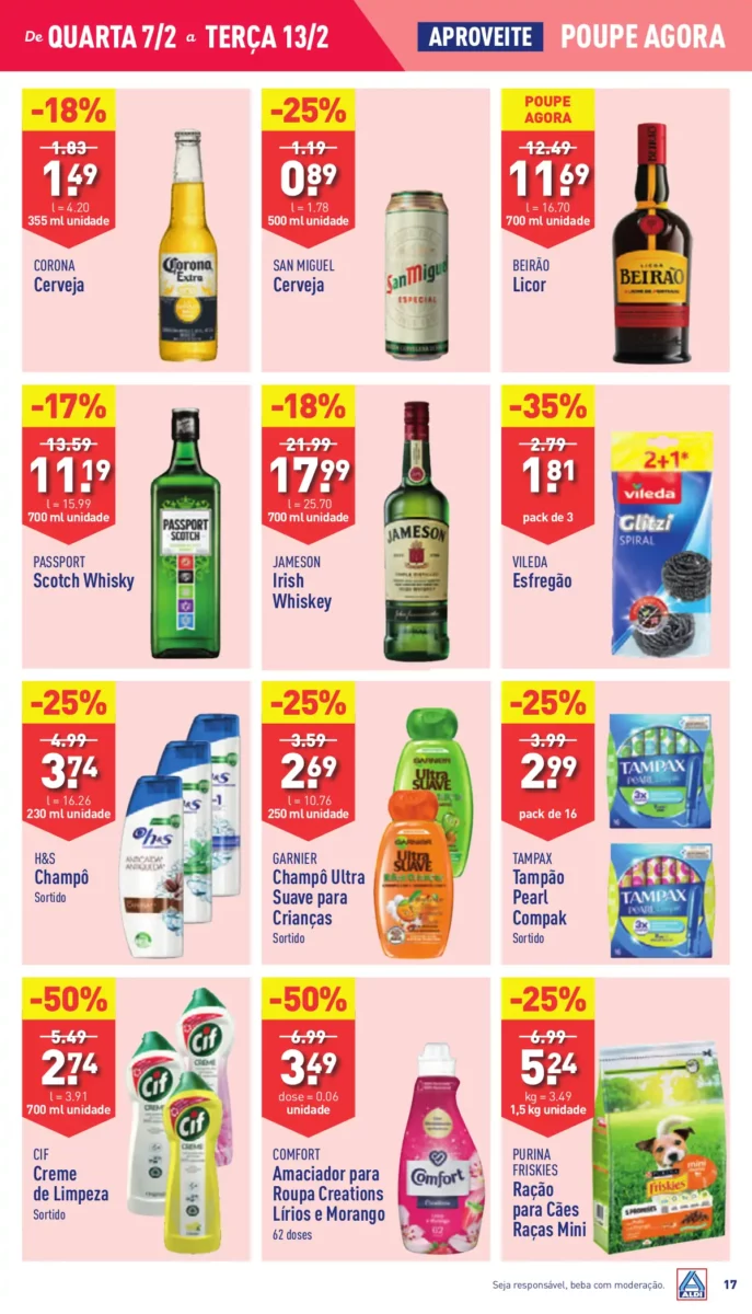 Antevis&atilde;o Folheto ALDI (7 a 13 fevereiro)