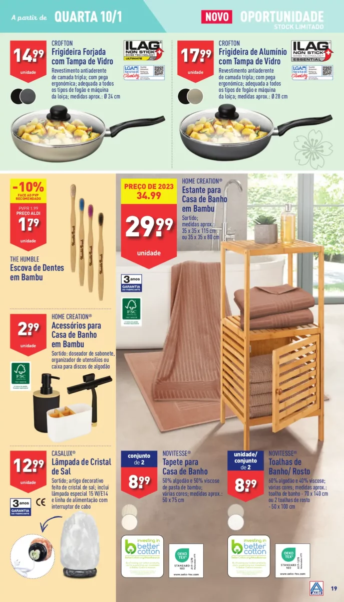 Antevis&atilde;o Folheto ALDI (10 a 16 janeiro)