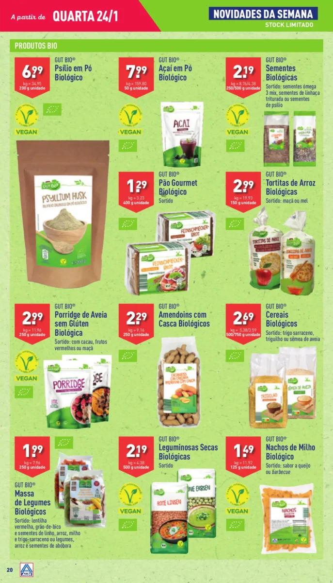 Antevis&atilde;o Folheto ALDI (24 a 30 janeiro)