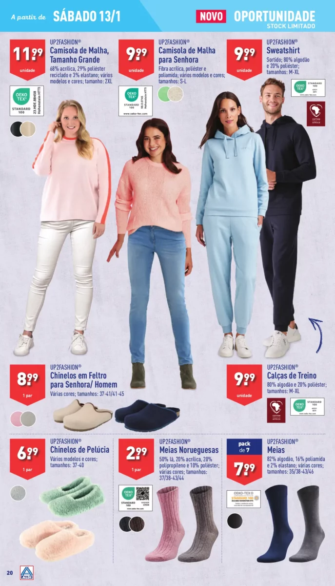 Antevis&atilde;o Folheto ALDI (10 a 16 janeiro)