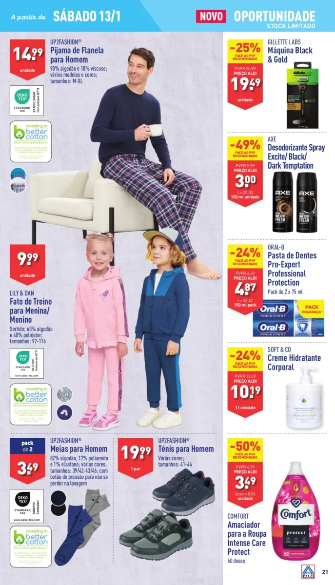 Antevis&atilde;o Folheto ALDI (10 a 16 janeiro)