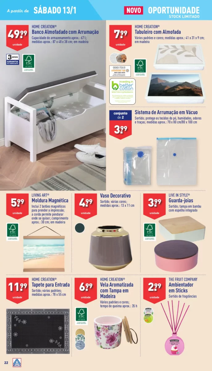 Antevis&atilde;o Folheto ALDI (10 a 16 janeiro)