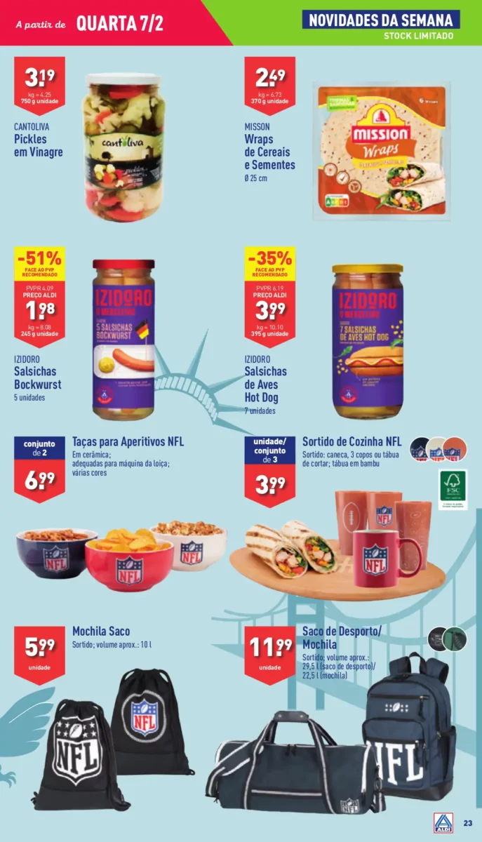Antevis&atilde;o Folheto ALDI (7 a 13 fevereiro)