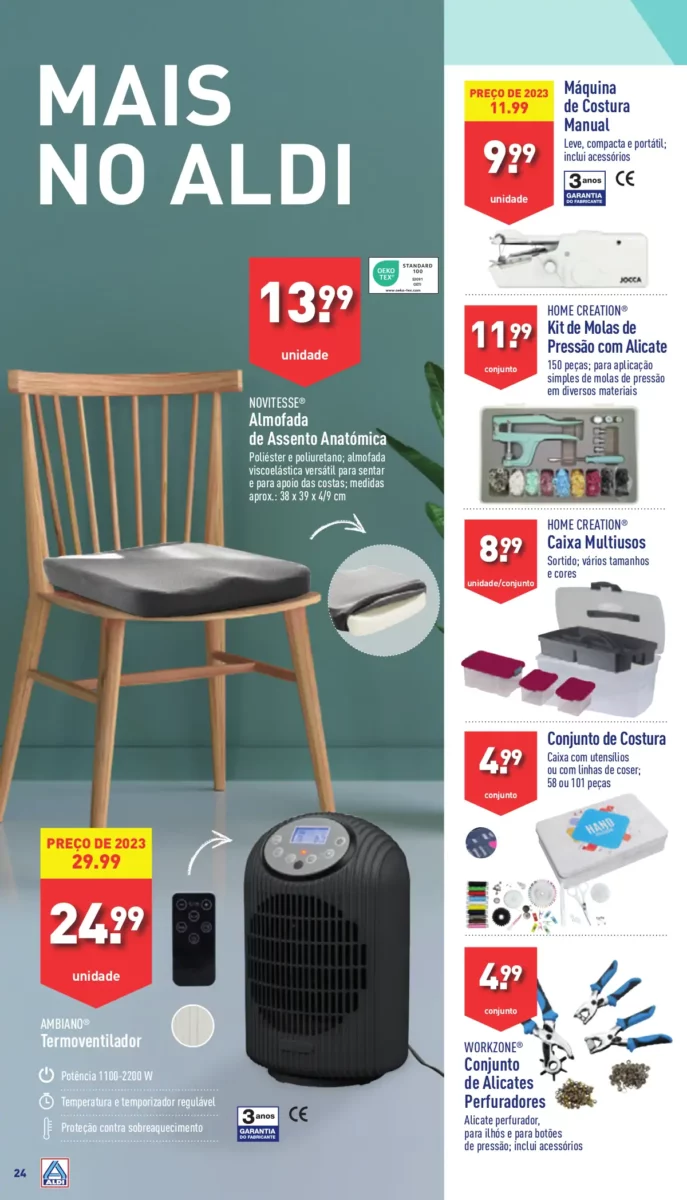 Antevis&atilde;o Folheto ALDI (24 a 30 janeiro)