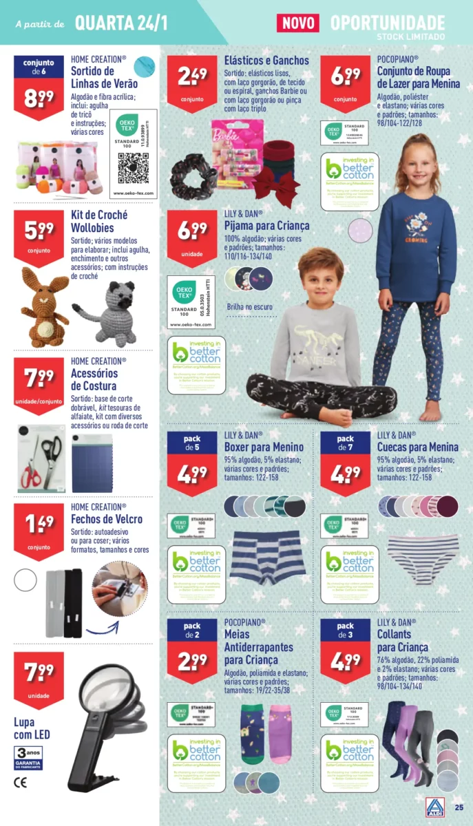 Antevis&atilde;o Folheto ALDI (24 a 30 janeiro)