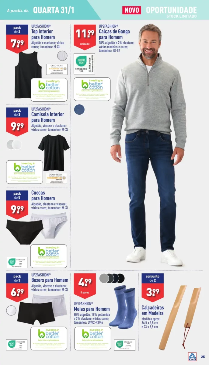 Antevis&atilde;o Folheto ALDI (31 janeiro a 6 fevereiro)