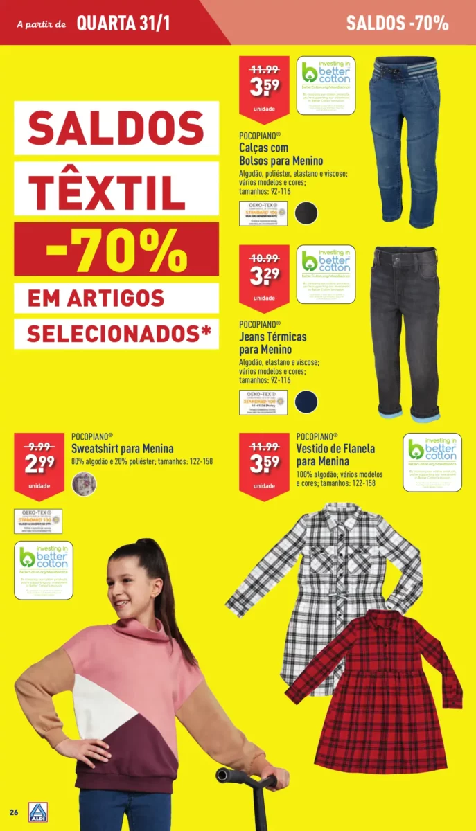 Antevis&atilde;o Folheto ALDI (31 janeiro a 6 fevereiro)