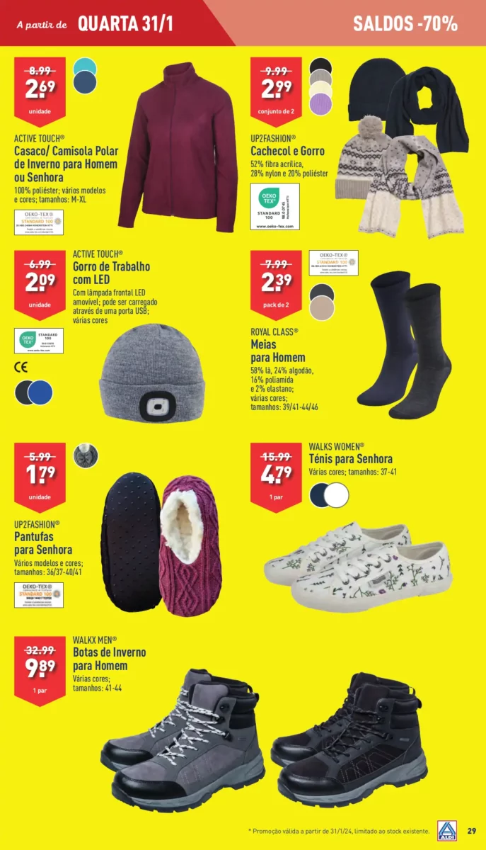 Antevis&atilde;o Folheto ALDI (31 janeiro a 6 fevereiro)