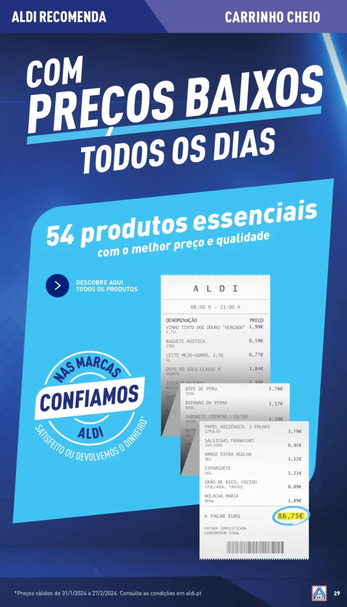 Antevis&atilde;o Folheto ALDI (7 a 13 fevereiro)