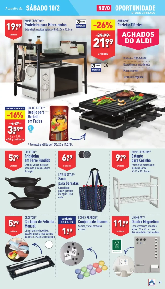 Antevis&atilde;o Folheto ALDI (7 a 13 fevereiro)