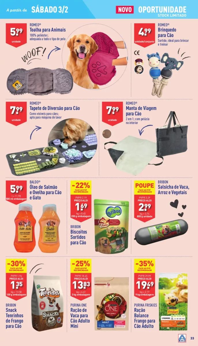 Antevis&atilde;o Folheto ALDI (31 janeiro a 6 fevereiro)