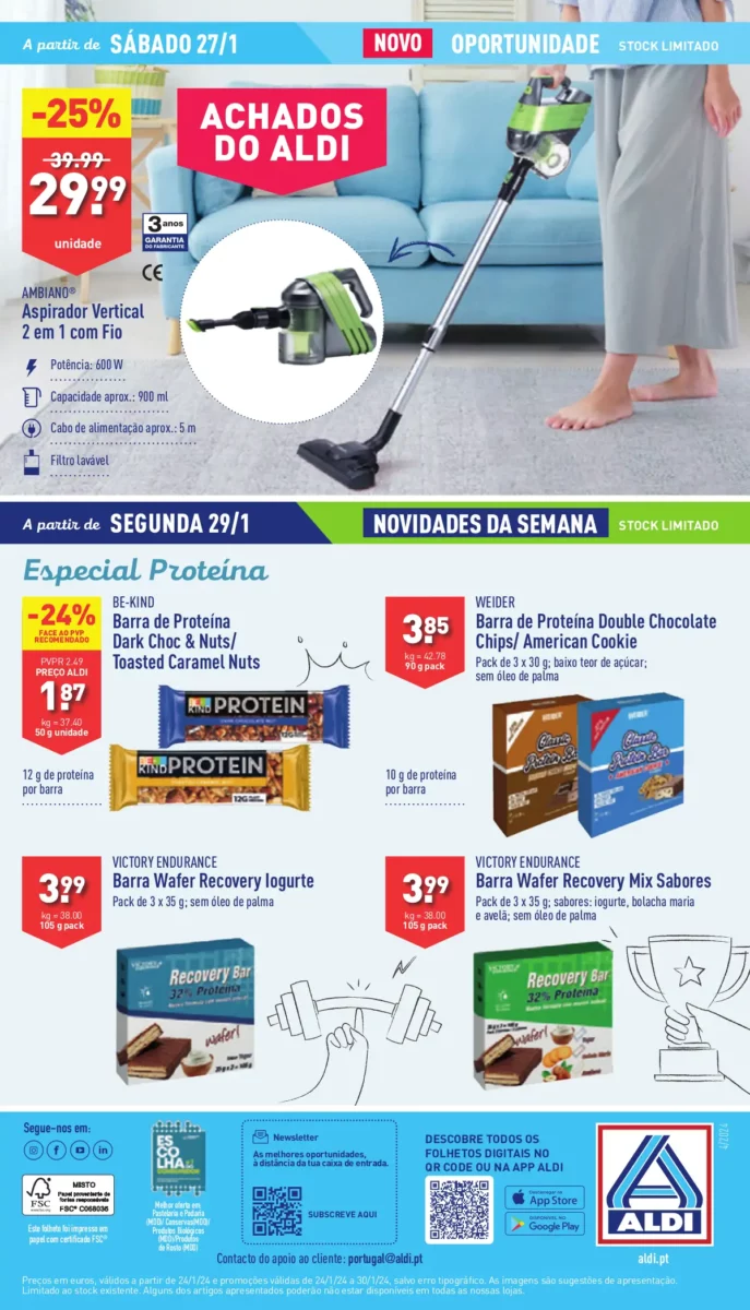 Antevis&atilde;o Folheto ALDI (24 a 30 janeiro)