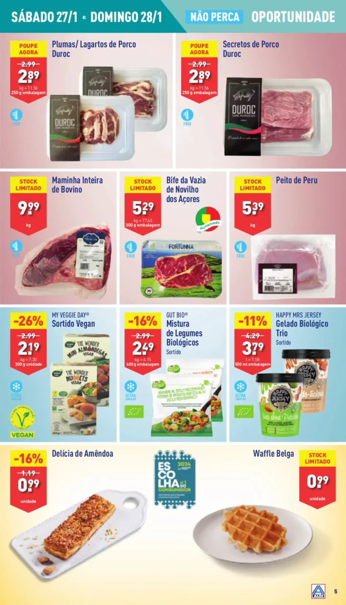 Antevis&atilde;o Folheto ALDI (24 a 30 janeiro)