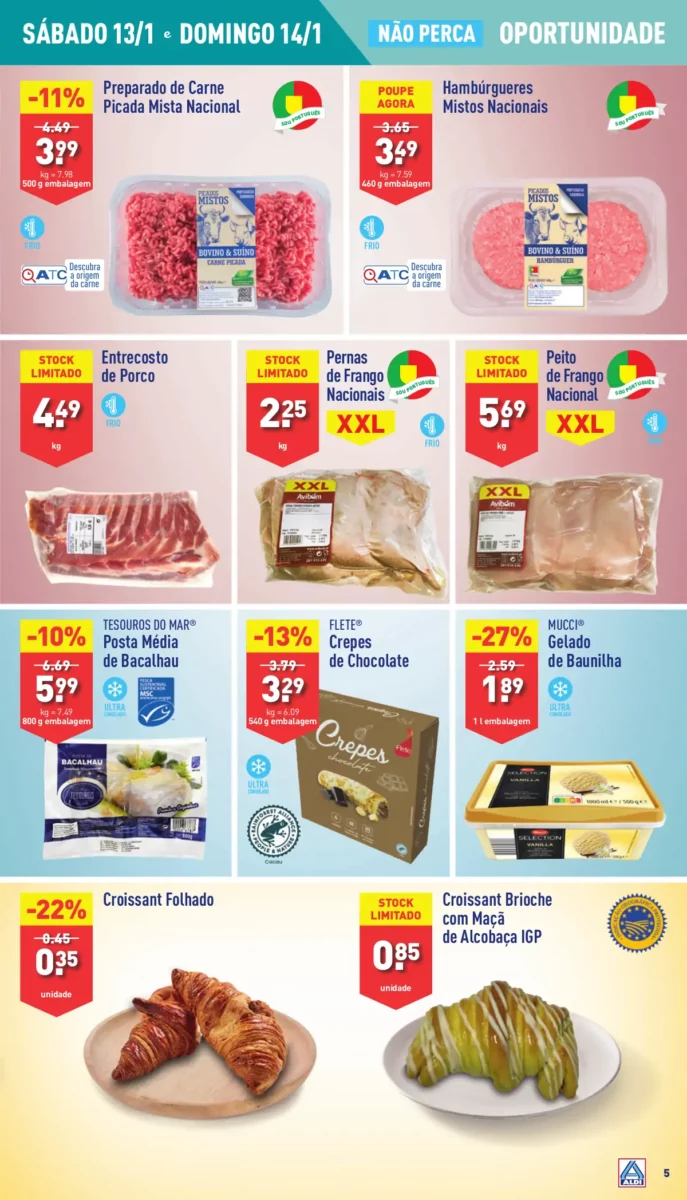 Antevis&atilde;o Folheto ALDI (10 a 16 janeiro)