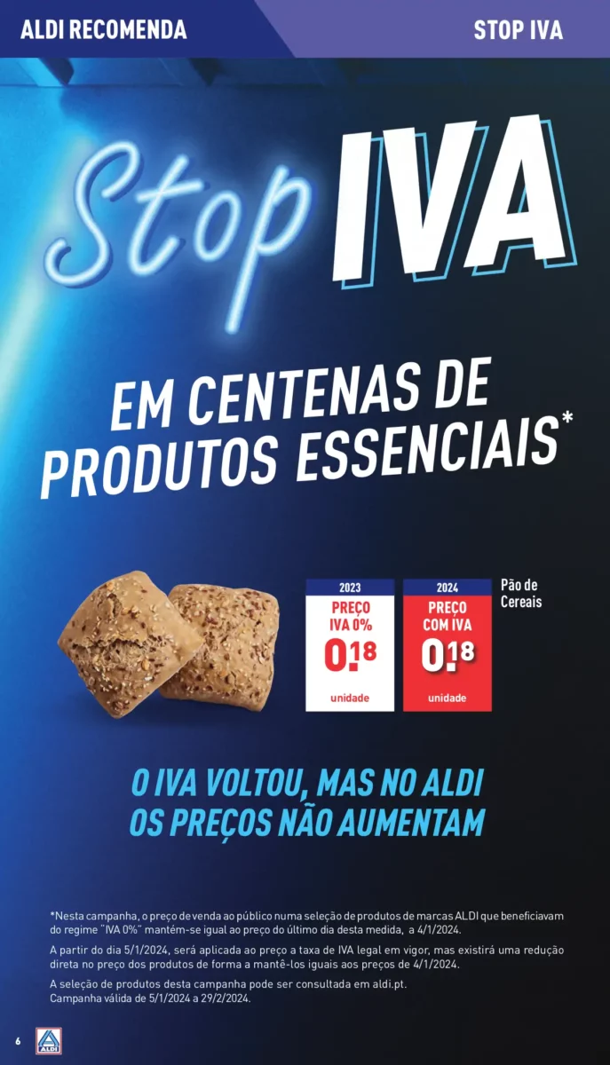 Antevis&atilde;o Folheto ALDI (31 janeiro a 6 fevereiro)