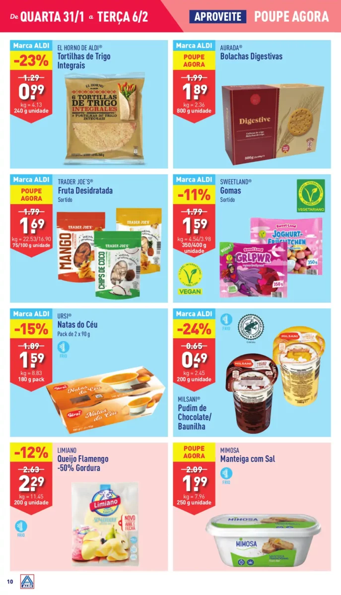 Antevis&atilde;o Folheto ALDI (31 janeiro a 6 fevereiro)