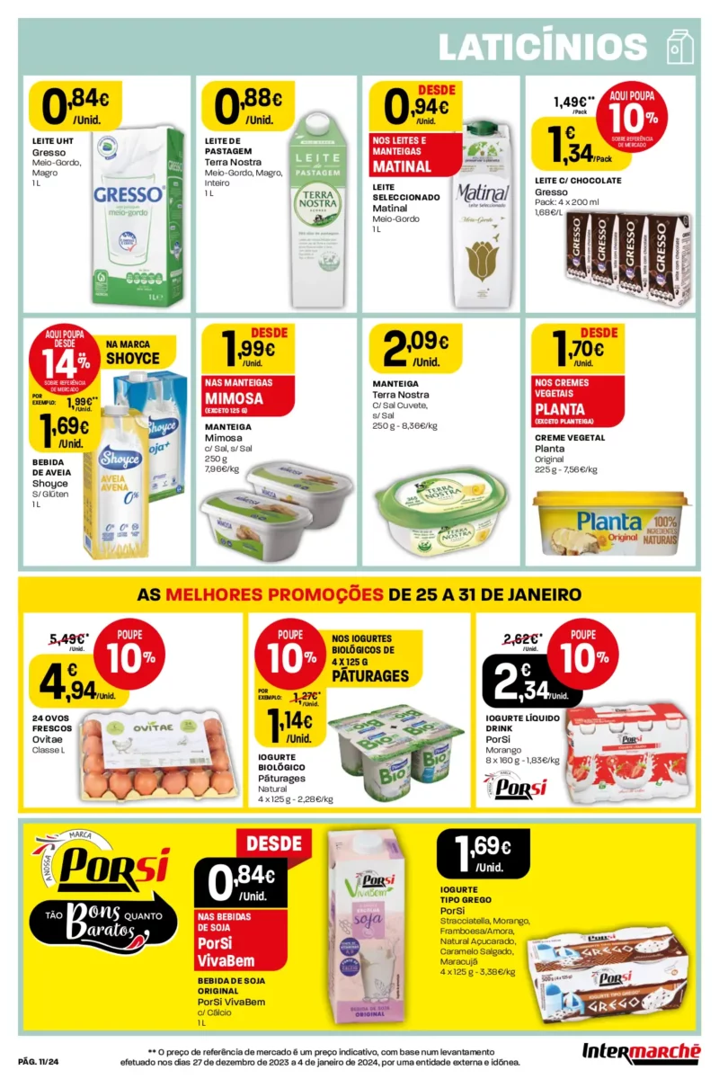 Antevis&atilde;o Folheto Intermarch&eacute; (25 a 31 janeiro)