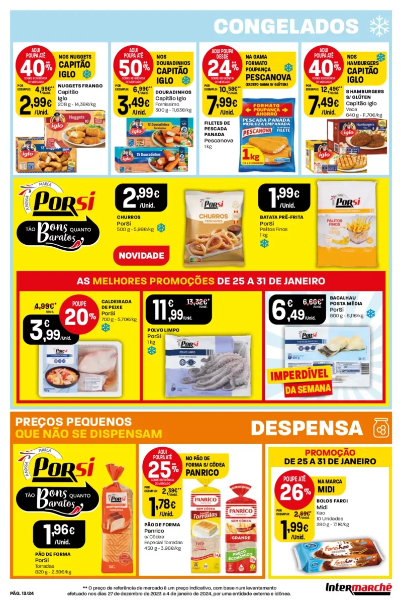 Antevis&atilde;o Folheto Intermarch&eacute; (25 a 31 janeiro)