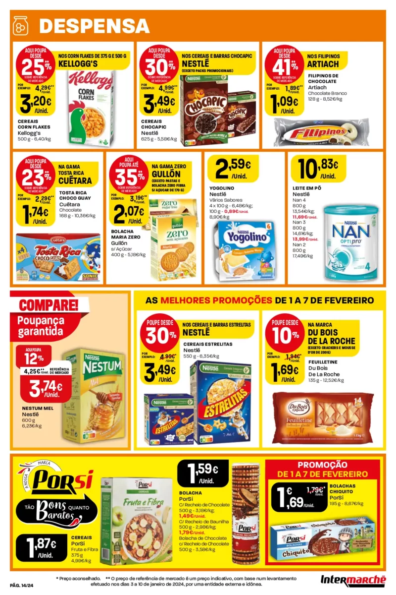 Antevis&atilde;o Folheto Intermarch&eacute; (1 a 7 fevereiro)