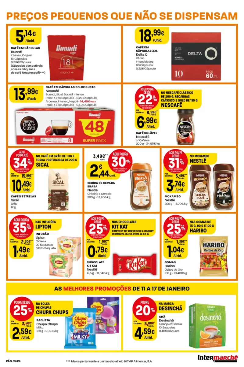 Antevis&atilde;o Folheto Intermarch&eacute; (11 a 17 janeiro)