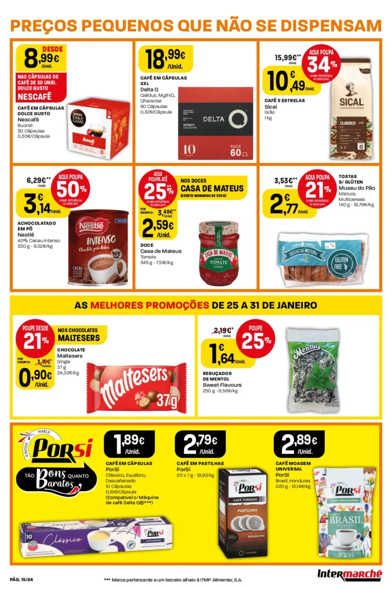 Antevis&atilde;o Folheto Intermarch&eacute; (25 a 31 janeiro)