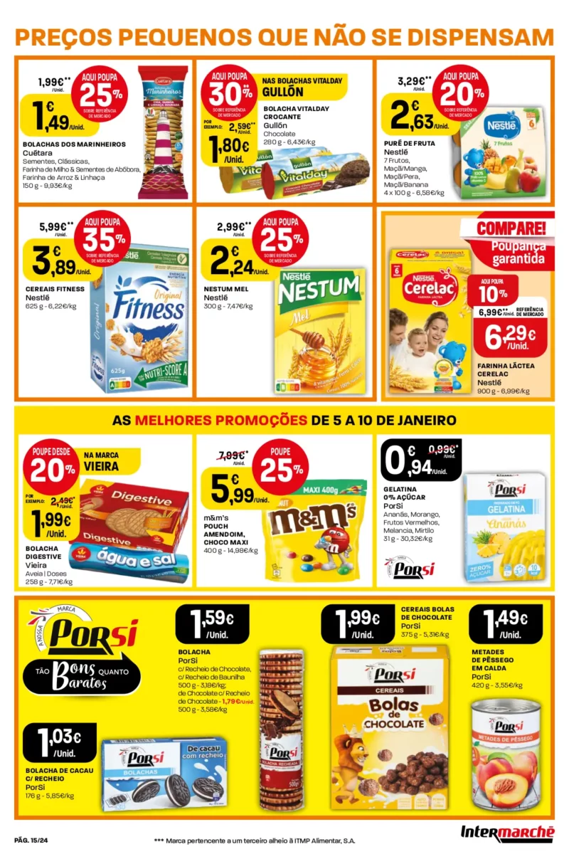 Antevis&atilde;o Folheto Intermarch&eacute; (5 a 10 janeiro)