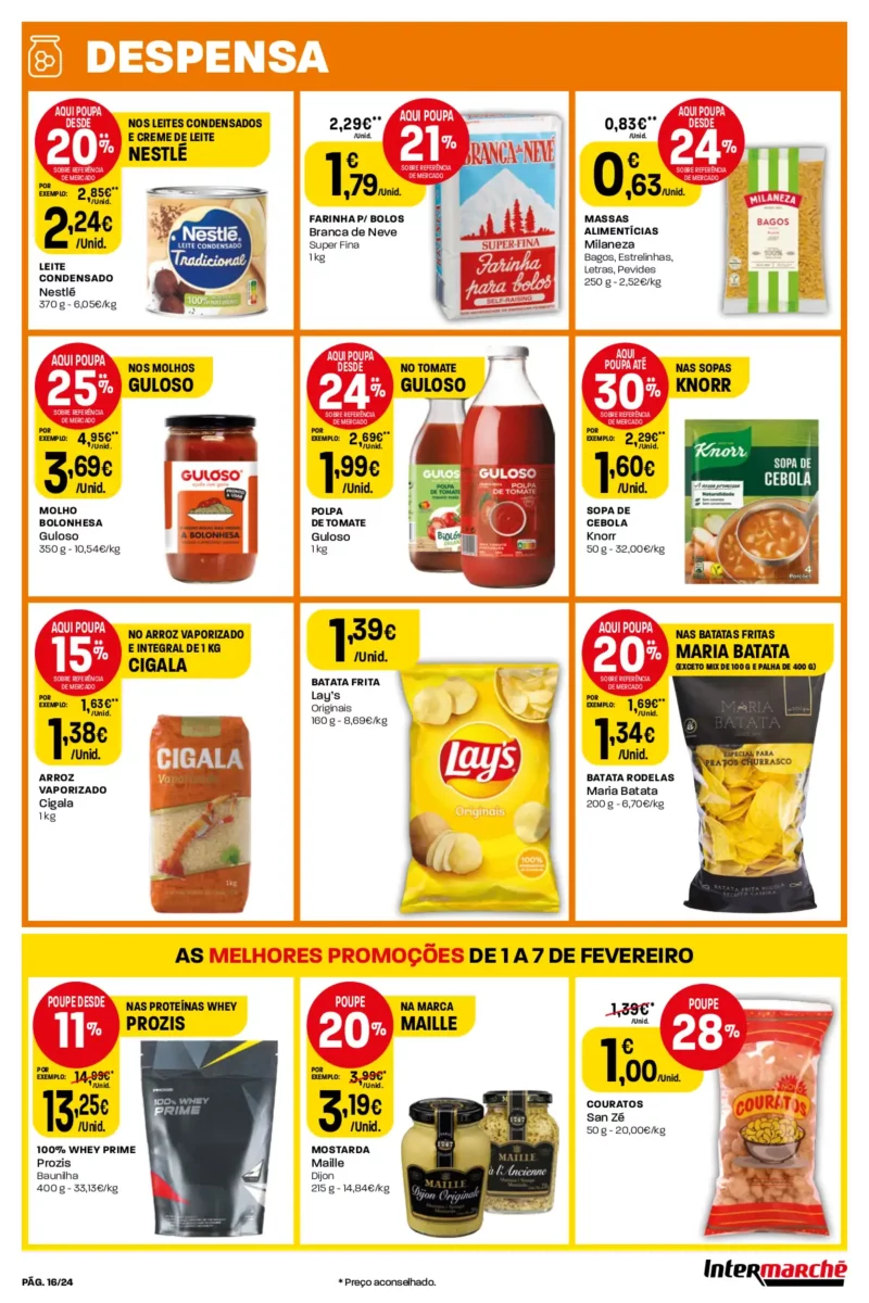 Antevis&atilde;o Folheto Intermarch&eacute; (1 a 7 fevereiro)