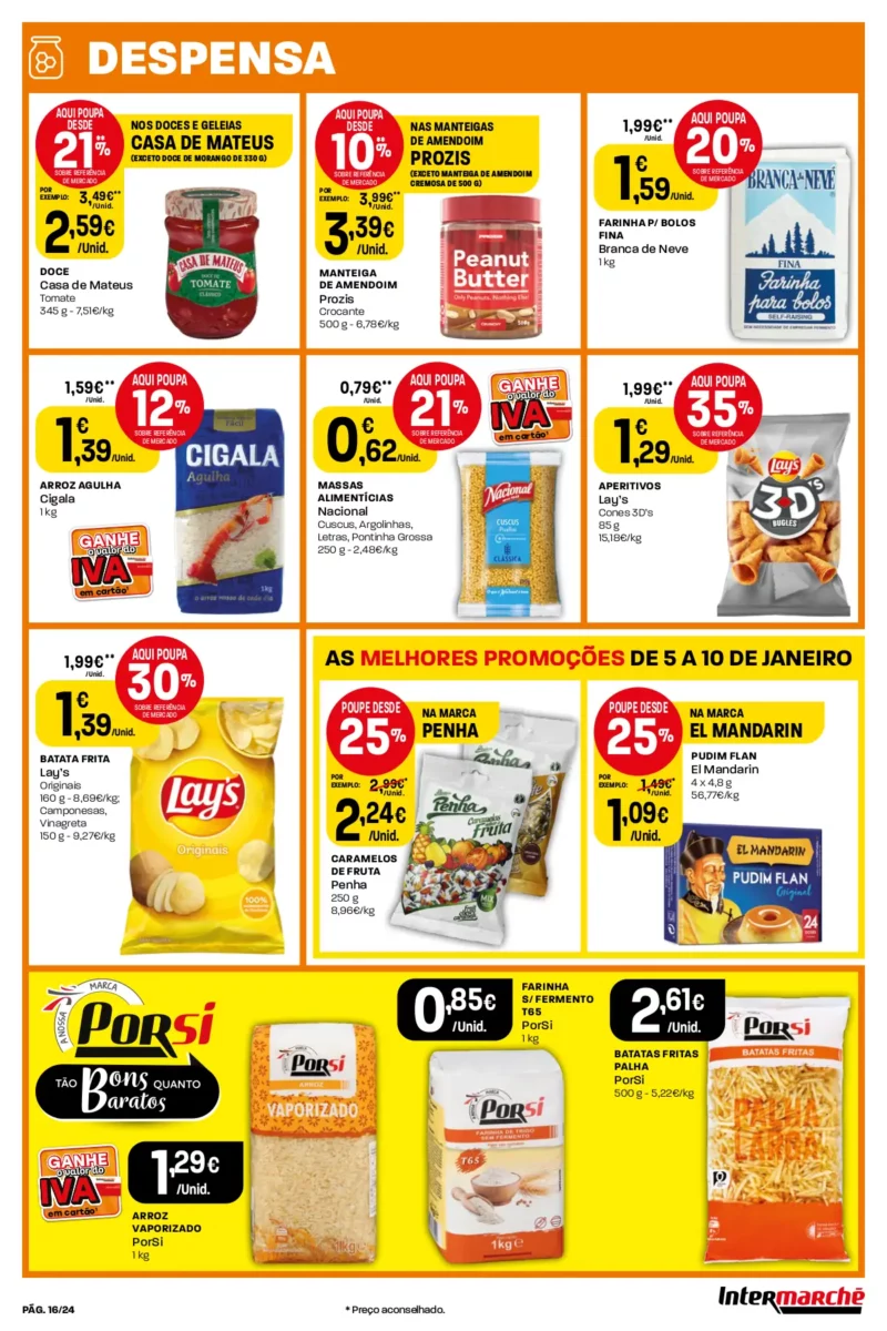 Antevis&atilde;o Folheto Intermarch&eacute; (5 a 10 janeiro)