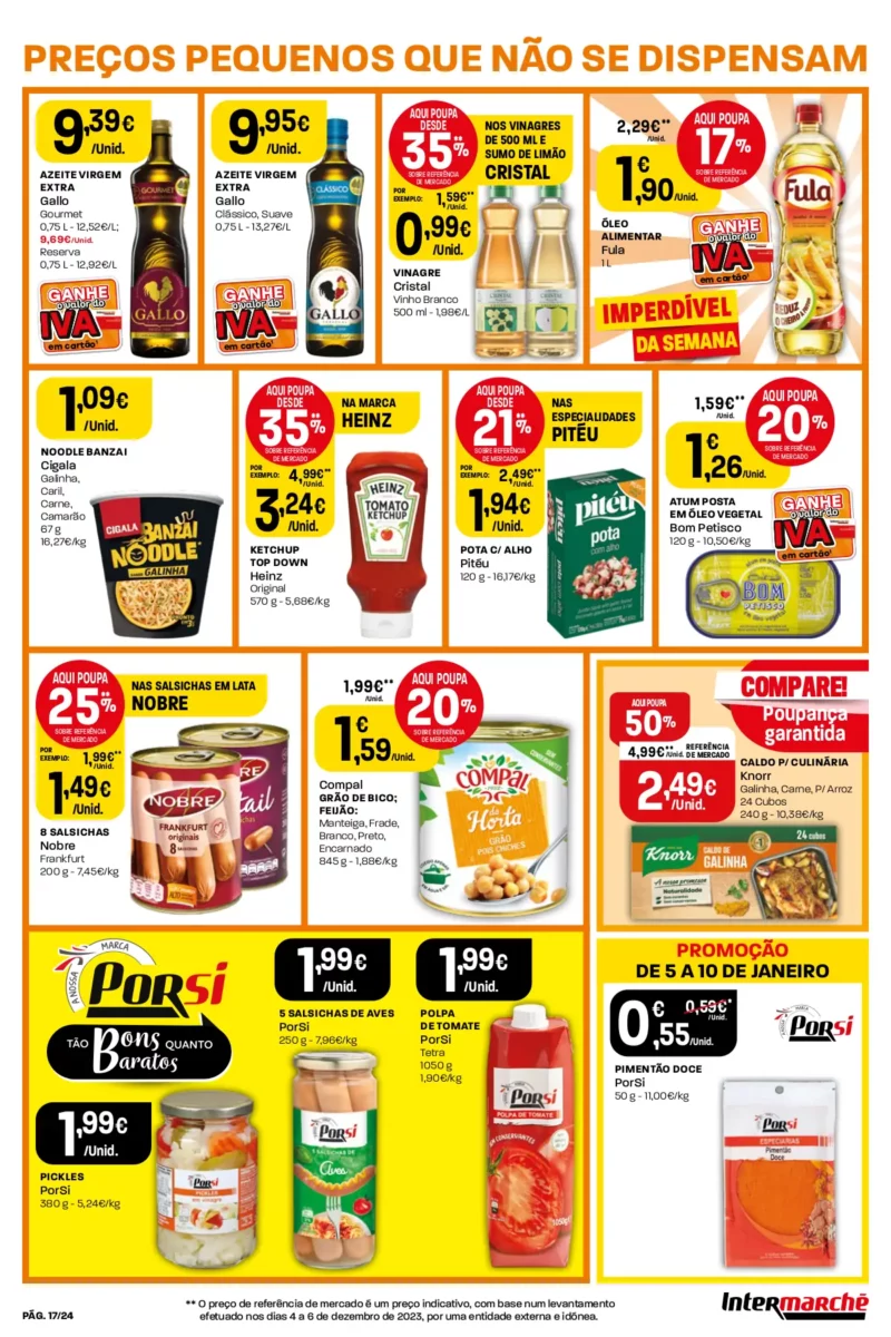 Antevis&atilde;o Folheto Intermarch&eacute; (5 a 10 janeiro)