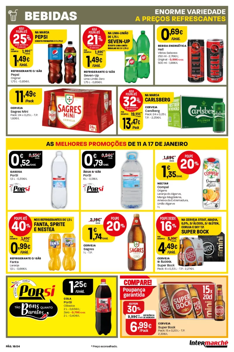 Antevis&atilde;o Folheto Intermarch&eacute; (11 a 17 janeiro)