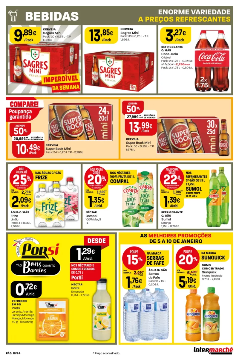 Antevis&atilde;o Folheto Intermarch&eacute; (5 a 10 janeiro)