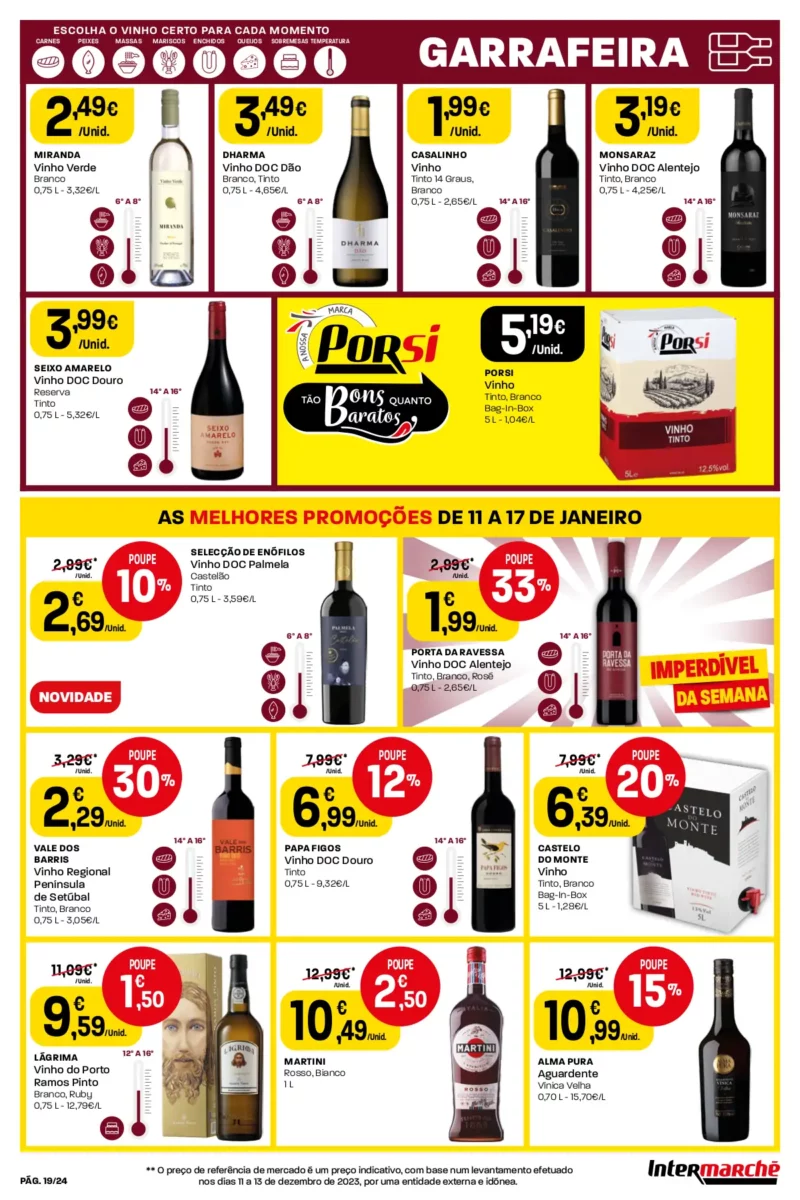 Antevis&atilde;o Folheto Intermarch&eacute; (11 a 17 janeiro)