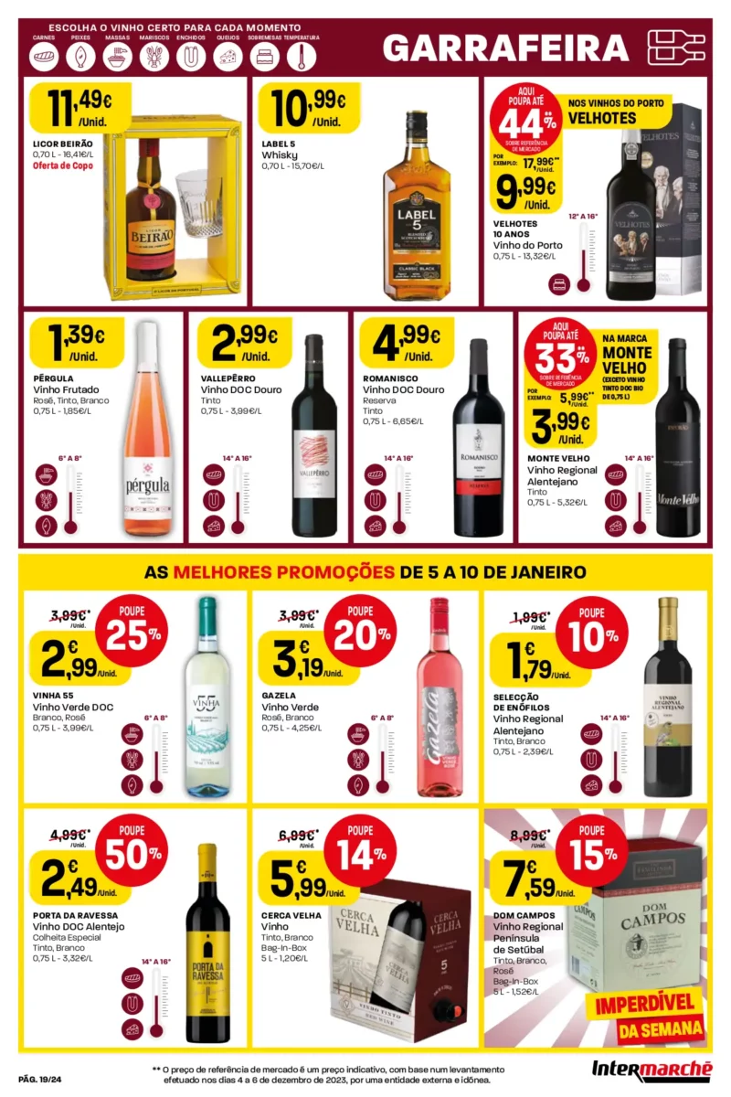 Antevis&atilde;o Folheto Intermarch&eacute; (5 a 10 janeiro)